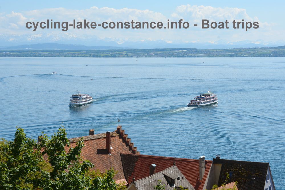 Cycling along Lake Constance - Boat trips on Lake Constance