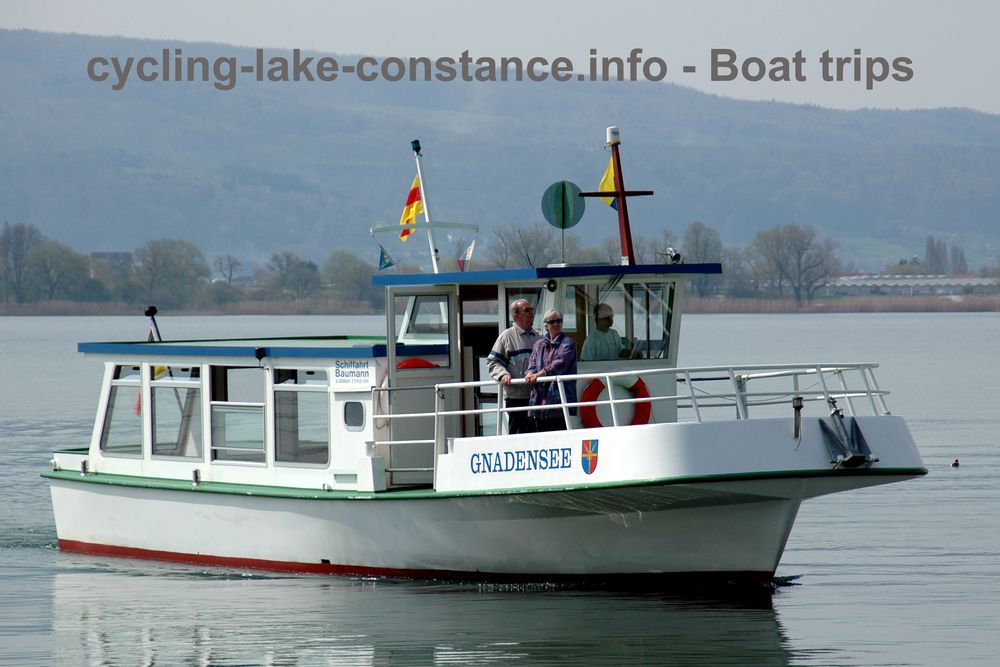 Boat trips on Lake Constance - MS Gnadensee