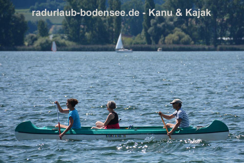 Cycling Lake Constance - Canoeing and kayaking on Lake Constance