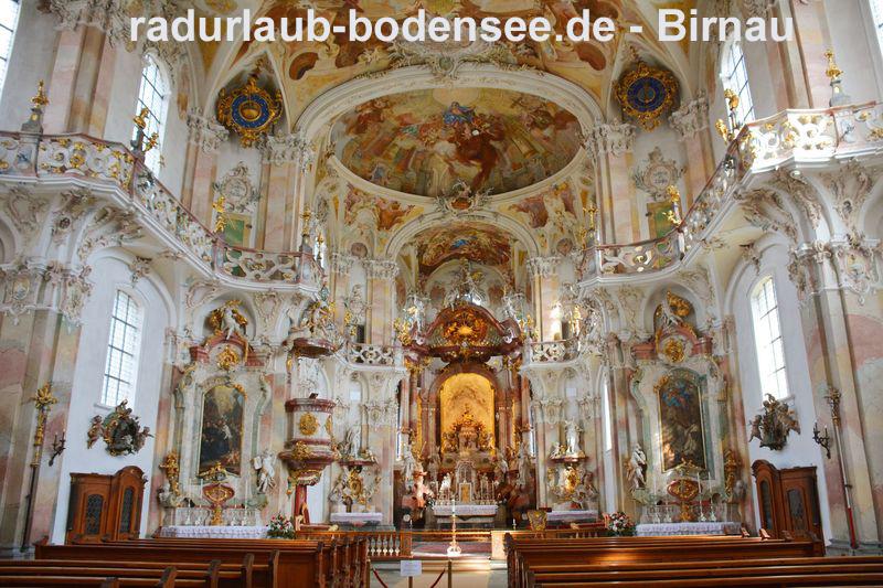Cycling Lake Constance - Birnau Abbey Church